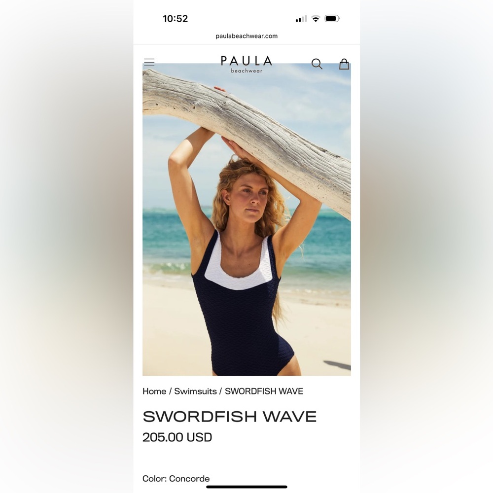 NWT - Paula Beachwear Swordfish Wave Concorde 
OPEN TO OFFERS